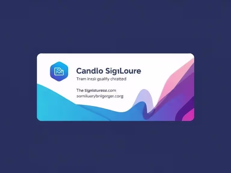 HTML email signature design services